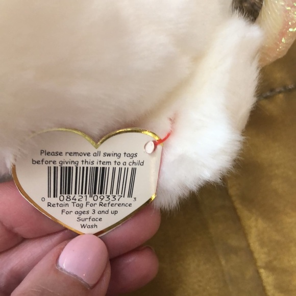 TY Original Beanie Buddy HALO Bear 15” Plush Stuffed Animal Toy 1999 NWT - Picture 15 of 15